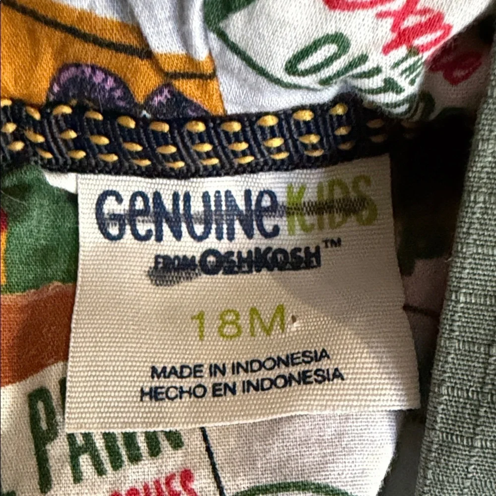 OshKosh B'gosh Olive Green Hooded Jacket